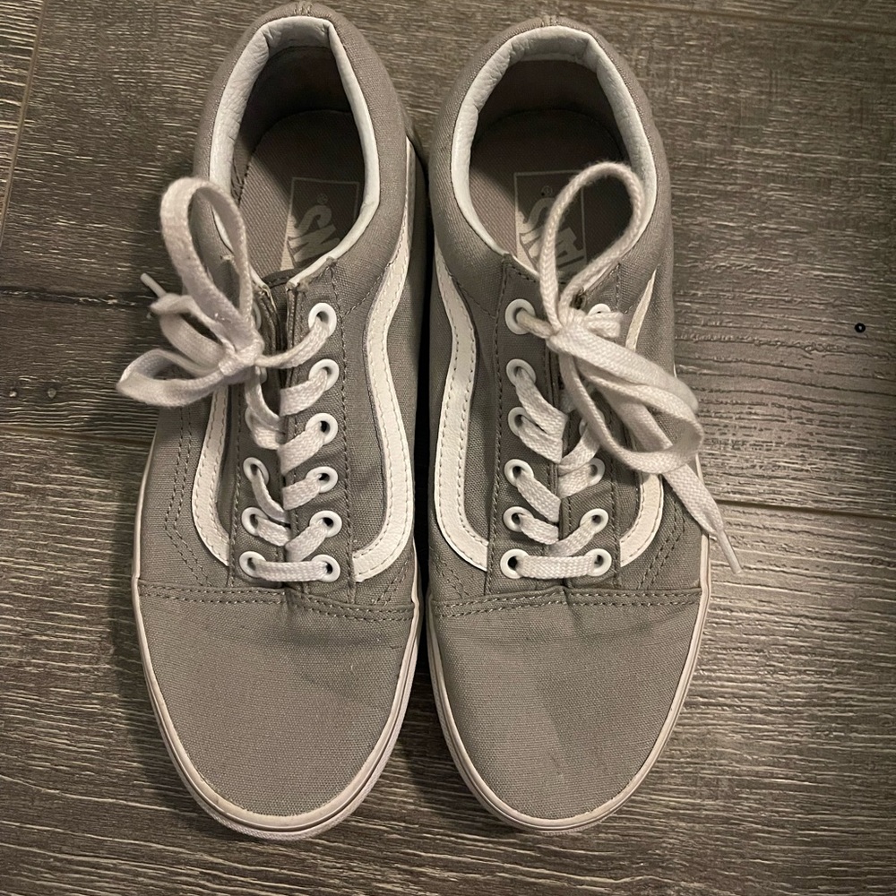 Grey Old School Vans
